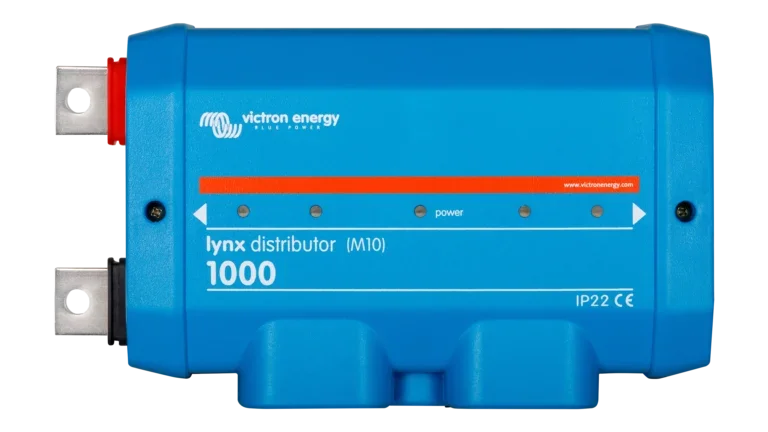 High quality photo of the Victron - LYN060102010 - Lynx Distributor - Power Distribution System M10 - Top View. Photographed by Current Connected