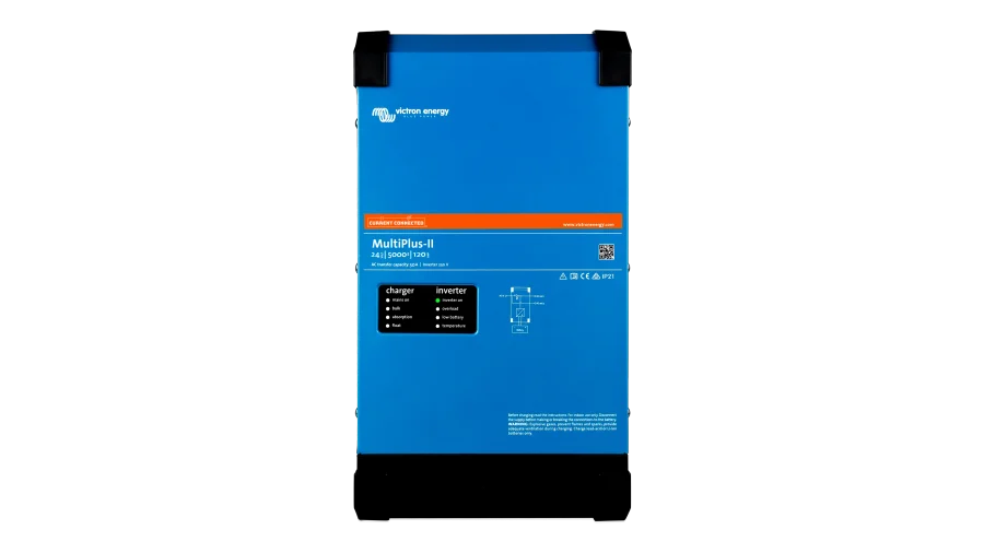 Victron Energy 48V MultiPlus-II 5kVA 120V Inverter 70A Charger. This is a Internal view display of the inverter by Victron Energy with no background.