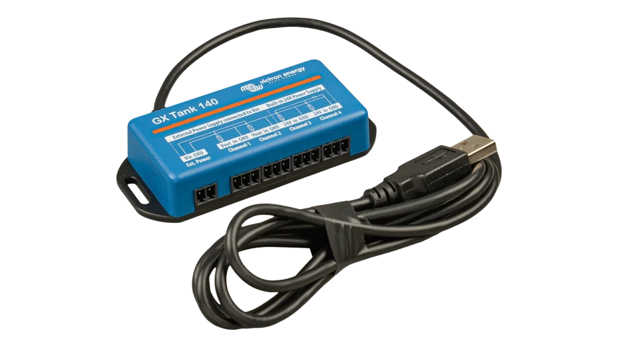 Victron - BPP920140100 - GX Tank 140 Angled Top Left View