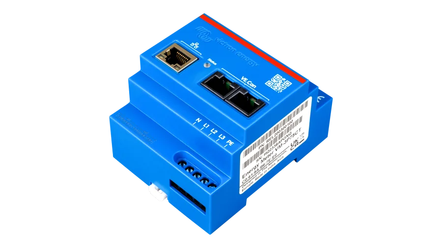 Victron Energy VM-3P75CT Energy Meter, Includes CTs, Connects to GX Devices and VictronConnect, Works with VRM