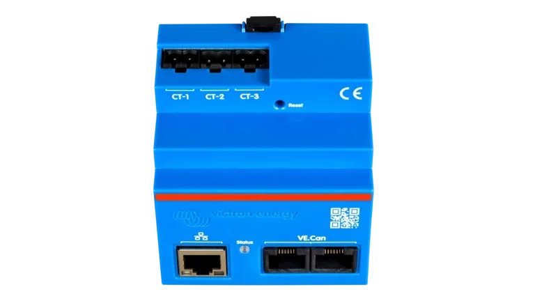 Victron Energy VM-3P75CT Energy Meter, Includes CTs, Connects to GX Devices and VictronConnect, Works with VRM