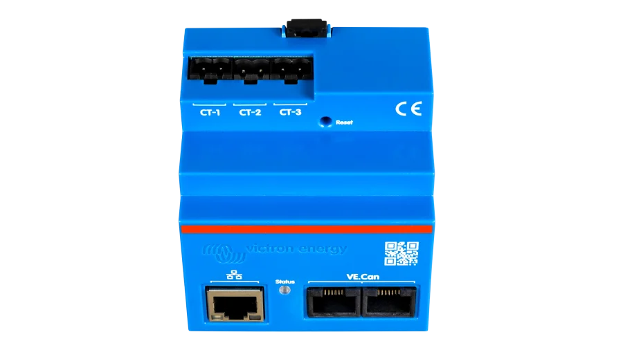 Victron Energy VM-3P75CT Energy Meter, Includes CTs, Connects to GX Devices and VictronConnect, Works with VRM