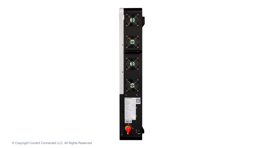 High quality photo of the EG4 - EG412000XPV1 - 48V Off-Grid All-In-One - Right View. Photographed by Current Connected