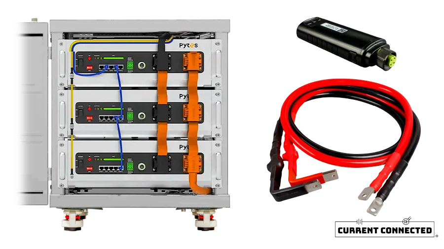 Pytes V5 48V 15.36kWh Indoor Bundle with V-Box-IC Rack