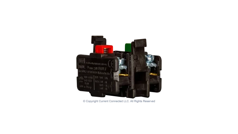 High quality photo of the IMO - BG10P34-11 - Emergency Stop Button/Twist Release 500VAC 1NO +1NC Switch. Photographed by Current Connected