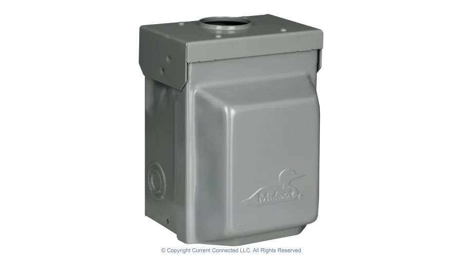 High quality photo of the Midwest - 784567575330 - 30A TT-30 Outdoor RV Outlet - ISO Left. Photographed by Current Connected