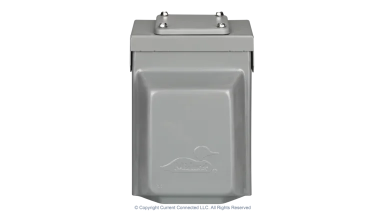 High quality photo of the Midwest - 784567575330 - 30A TT-30 Outdoor RV Outlet - Front Top Covered. Photographed by Current Connected
