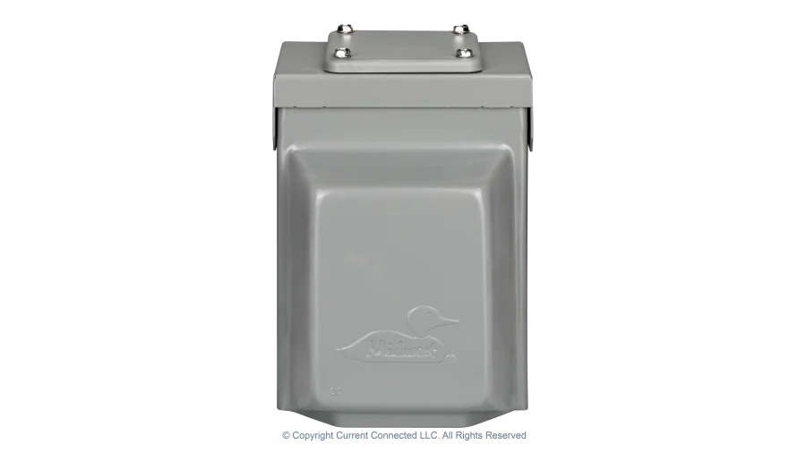 High quality photo of the Midwest - 784567575330 - 30A TT-30 Outdoor RV Outlet - Front Top Covered. Photographed by Current Connected