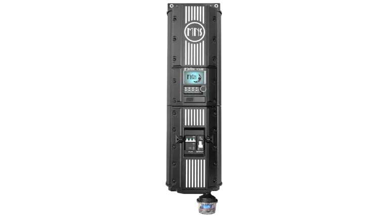 High quality photo of the MidNite Solar - MNHAWKESBAY120-PW - Hawke's Bay 120 Charge Controller + E-panel (Pre-wired) - Front View. Photographed provided by vendor.