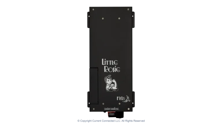 High quality photo of the Midnite Solar - MNLR3648M - Little Rosie 48V 3600W 120V Inverter-60A Charger - Top View. Photographed by Current Connected