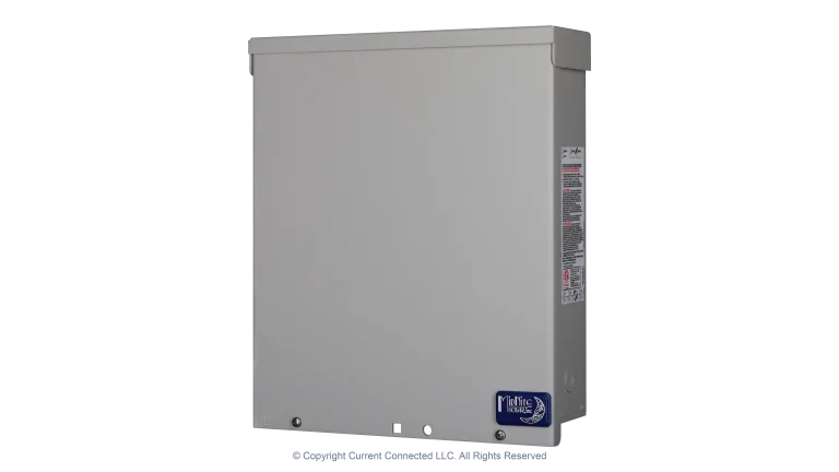 High quality photo of the Midnite Solar - MNPV12 - PV Breaker/Combiner Box - Right Angled View. Photographed by Current Connected