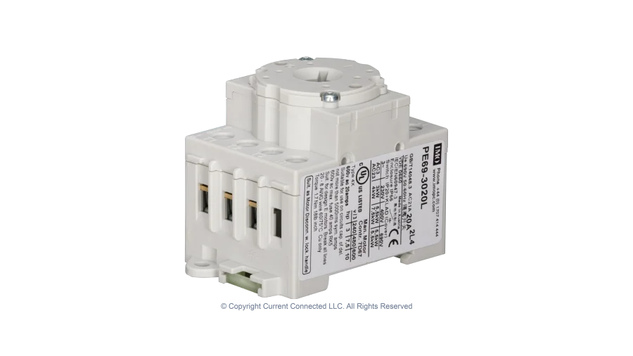 High quality photo of the IMO Isolator 3Pole 20A Isolator. Photographed by Current Connected.