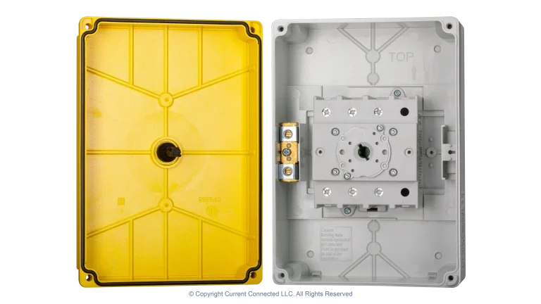 High quality photo of the IMO PV (Solar) Isolator 125 Internal. Photographed by Current Connected.