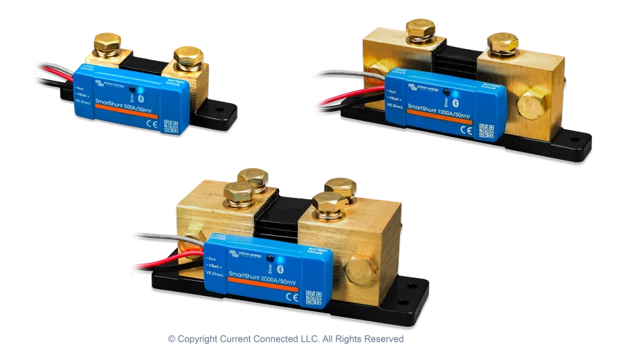 High quality photo of the SmartShunt 500A-50mV Group Image. Photographed by Current Connected.