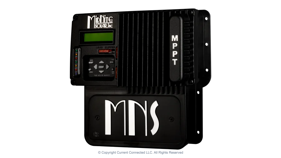 High quality photo of the Midnite Solar - MNKID - The Kid - Right Angled View. Photographed by Current Connected