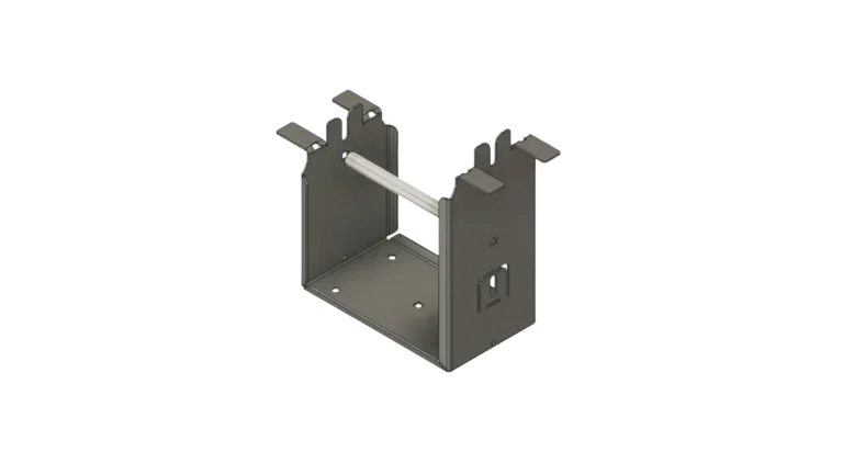 Image if the IntegraRack - IR-05RF1005 - IR-05 BallastBase Flat Roof Mount - Left Rear View. Provided by IntegraRack