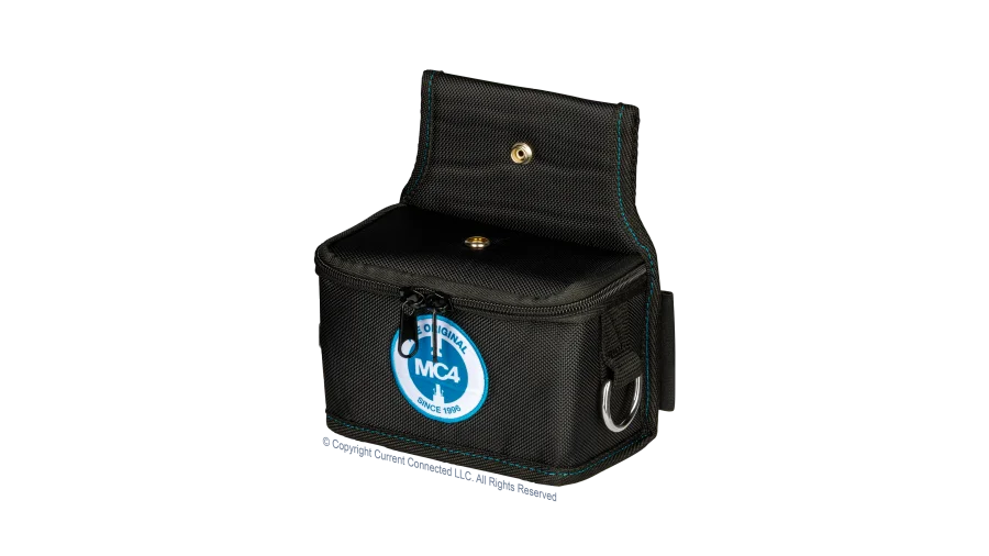 High quality photo of the Staubli - 32.0387 - Staubli Installer Tool Belt SET Installer tool belt SET -Small Bag Angled View. Photographed by Current Connected