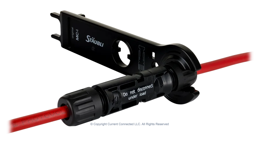 Stäubli PV-MS-PLS Open-End Spanner Set, Metal Two-Piece Set for Tightening and Unlocking MC4 and MC4-Evo 2 Connectors
