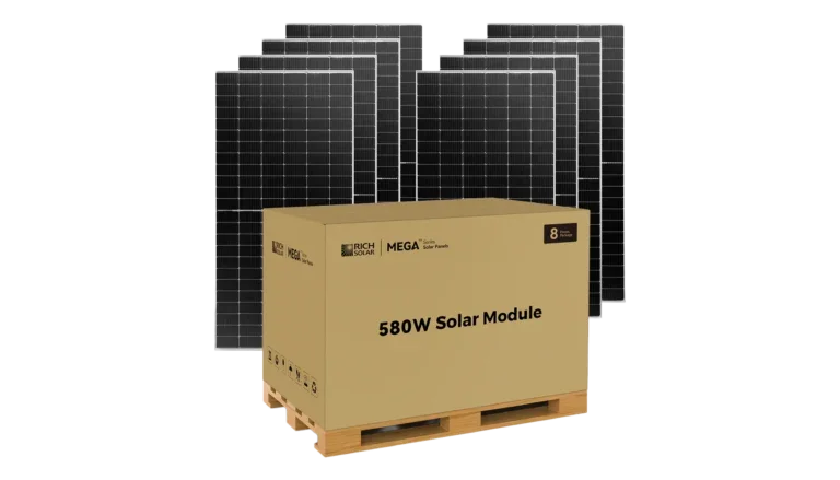 Rich Solar - RS-M580BF-8 - Rich Solar MEGA 580 BIFACIAL 8 Panels - 8-Pack View