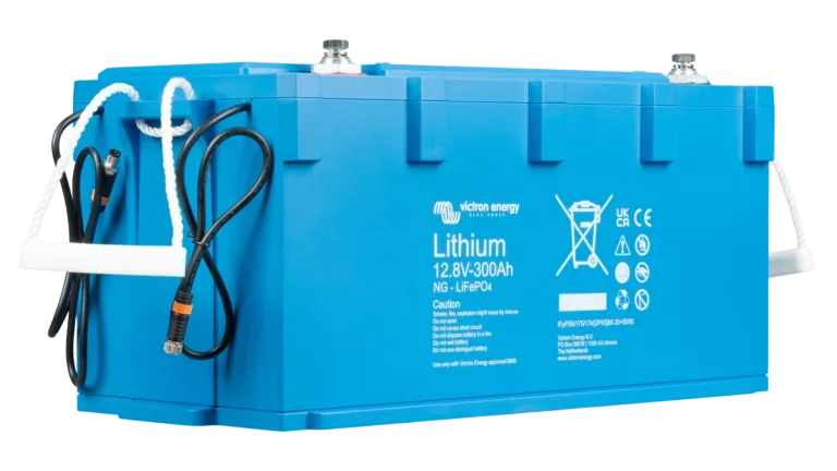 Victron - BAT512130620 - Victron LiFePO4 Battery 12,8V-300Ah NG - Angled Left View