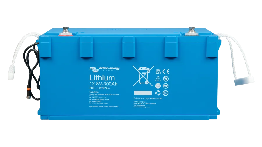 Victron - BAT512130620 - Victron LiFePO4 Battery 12.8V-300Ah NG - Top Front View