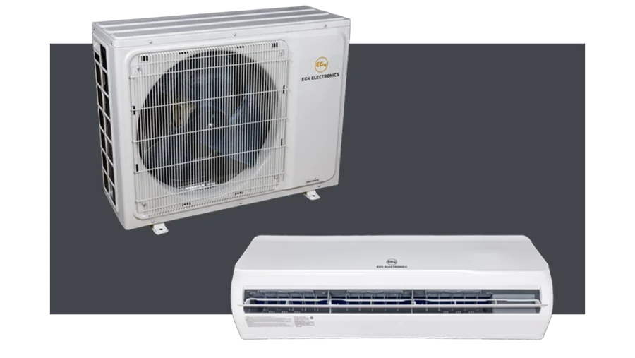High quality photo of appliances featured on Current Connected's website prominently featuring EG4 Products. Created by Current Connected for their shop categories.