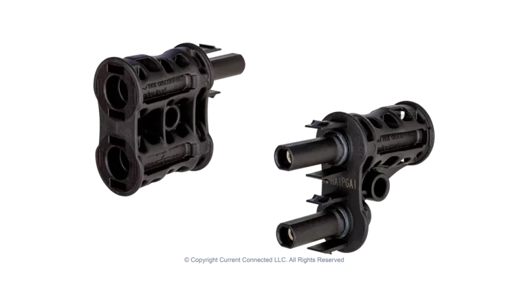 Stäubli Evo-2 Branch Plug and Socket Set for Paralleling 2 PV Strings, Branch Connectors for MC4-Evo 2 Connectors