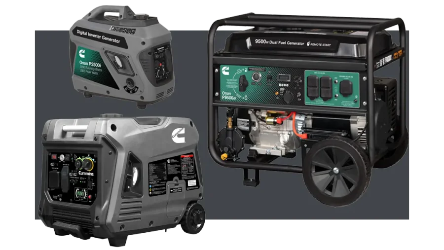 High quality photo of Generators featured on Current Connected's website. Created by Current Connected for their shop categories.