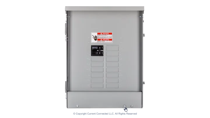 Eaton BR Series 100 Amp 24-Circuit Main Breaker Outdoor Plug on Neutral Load Center Contractor Breaker Kit