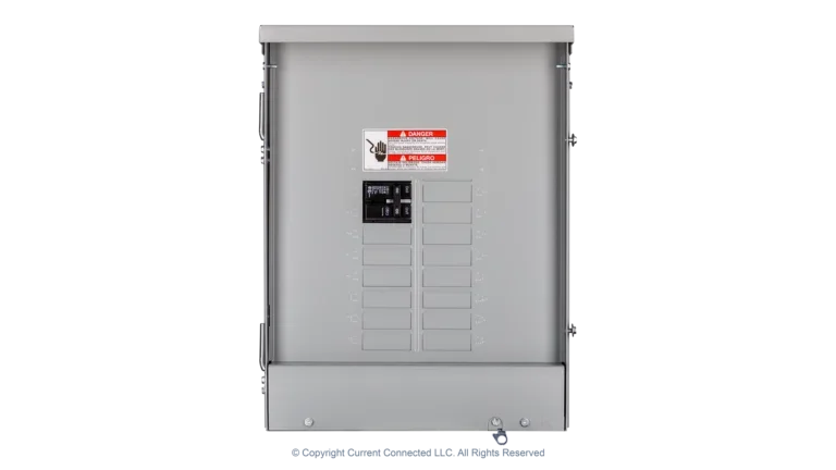 High quality photo of the Eaton - BRP125 - BR 125 AMP 16 Circuit Indoor Main Lug Loadcenter - Door Off View. Photographed by Current Connected