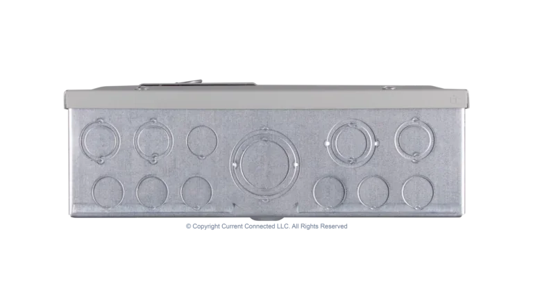 High quality photo of the Eaton - BRP100 - BR 100 AMP 24-Circuit Breaker Panel Kit - Bottom View. Photographed by Current Connected