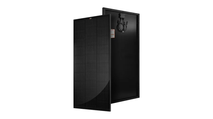 Rich Solar MEGA 200W Solar Panel, All-Black Monocrystalline Solar Panels for RV or Mobile Applications