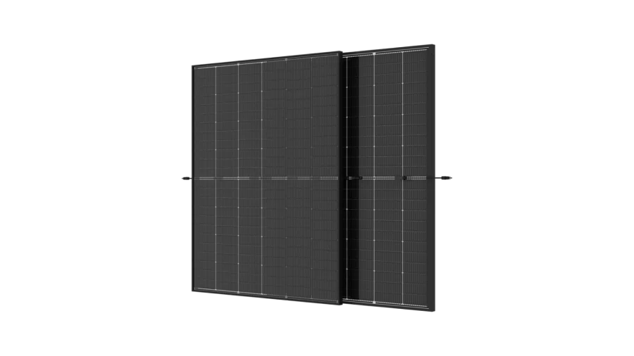 Trina Solar 445W Bifacial Solar Panels, Vertex S Glass, 144 Monocrystalline Cells, All-Black Frame for Residential Solar Power