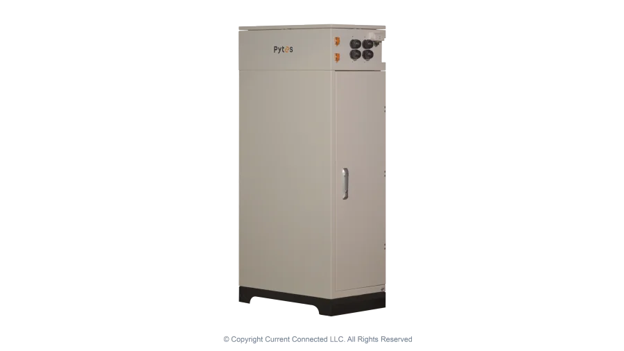 High quality photo of the Pytes V-BOX-OC Front Right. Photographed by Current Connected
