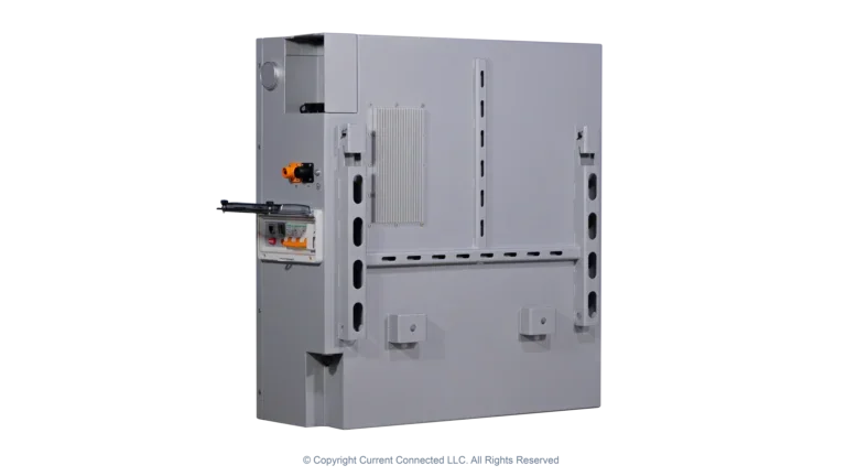 High quality photo of the Pytes V16 Lithium Battery Back Left View. Photographed by Current Connected