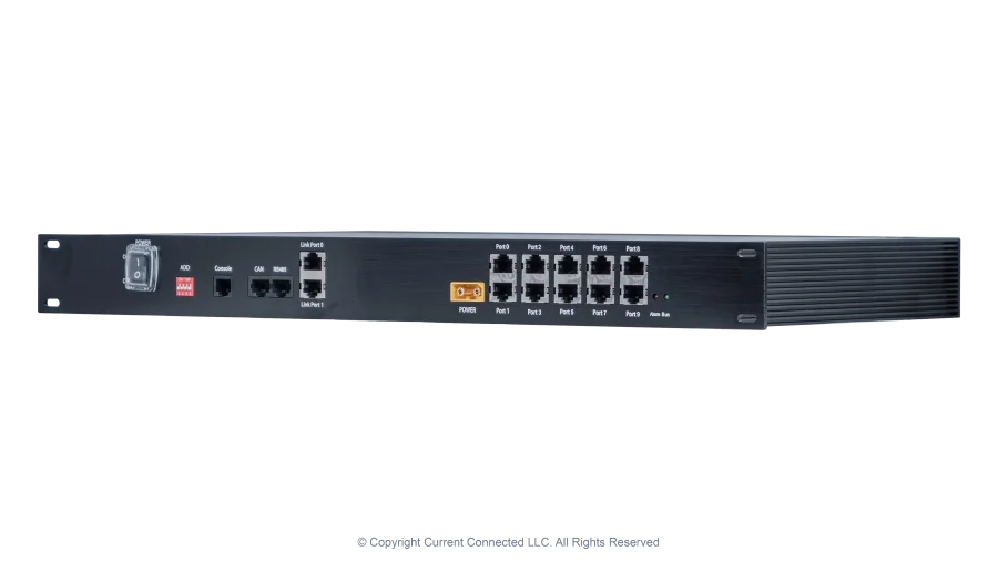High quality photo of the Pytes Multi-Cluster Battery Communcation Hub Front Right View. Photographed by Current Connected