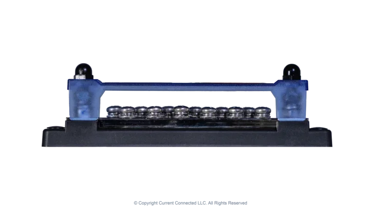 High quality photo of the Pytes 300A Busbars Front View. Photographed by Current Connected
