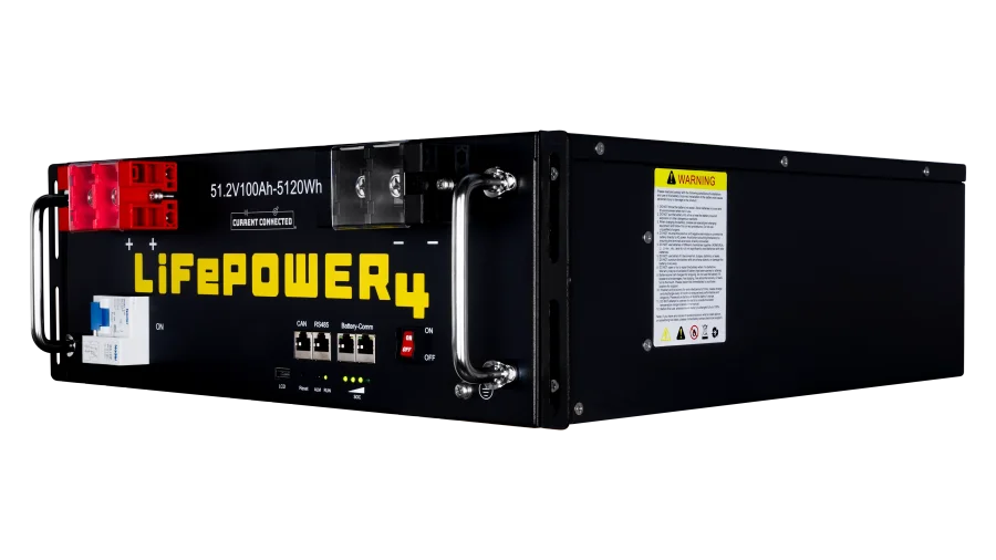 High quality photo of the EG4 LiFePOWER4 Right view. Photographed by Current Connected