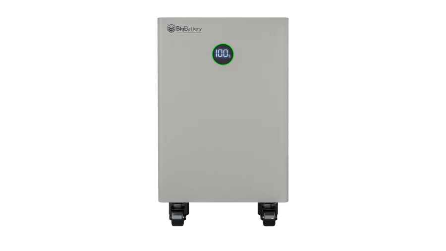 High quality photo of the Big Battery 48V Nexus 15kWh Front View. Photo sourced by Current Connected.