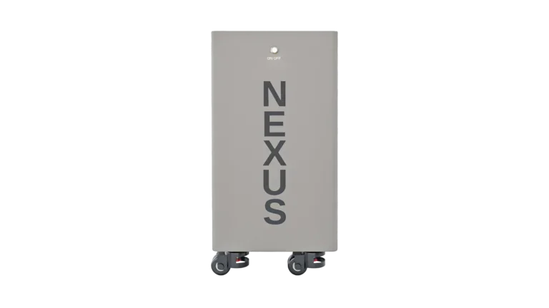 High quality photo of the Big Battery 48V Nexus 15kWh Right View. Photo sourced by Current Connected.