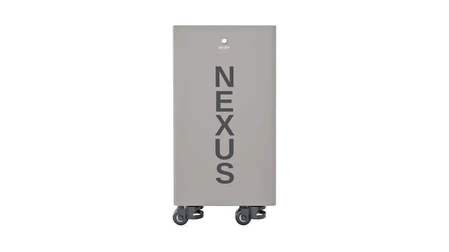 High quality photo of the Big Battery 48V Nexus 15kWh Right View. Photo sourced by Current Connected.