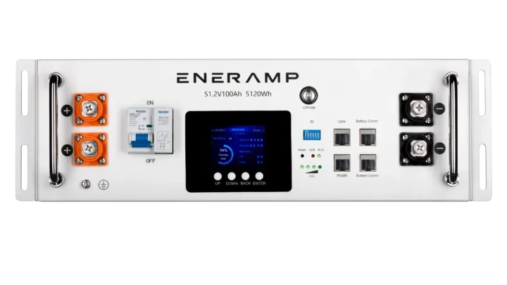 Eneramp - E-03000101 - Endurance 5 - 51.2V 5120Wh Rack Mount Battery - Front View