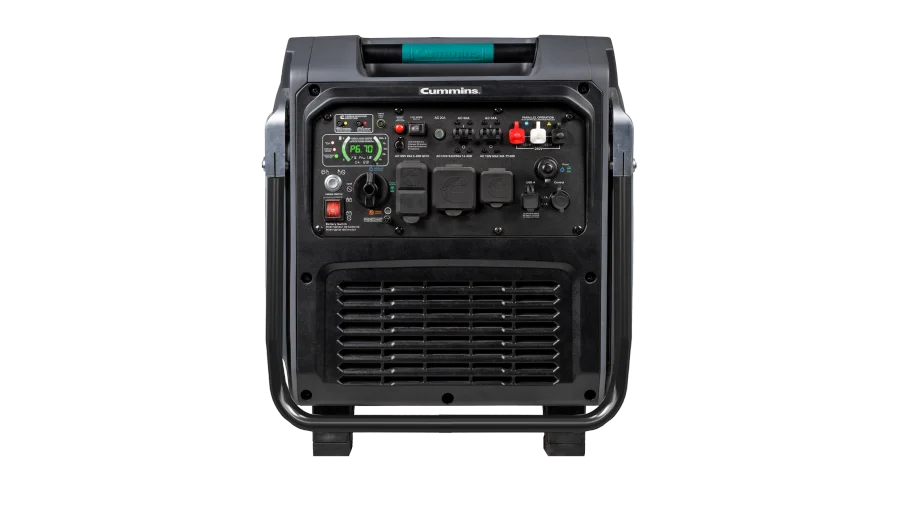 High quality photo of the Cummins Onan P11000iTF Front View. Photo sourced by Current Connected.
