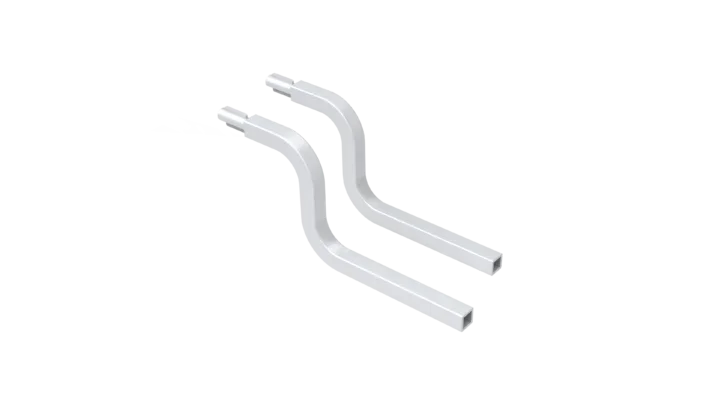High quality photo of the Pytes Handle Set Left Tilt View. Photo sourced by Current Connected.