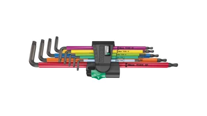 High quality photo of the Wera 967 9 TX XL MultiColour. Photo sourced by Current Connected from WERA Tools.