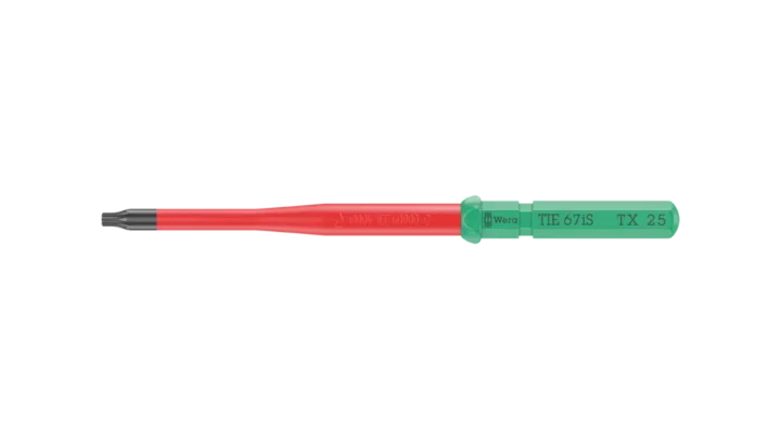 High quality photo of the Wera Kraftform Kompakt VDE 67 is tie. Photo sourced by Current Connected from WERA Tools.