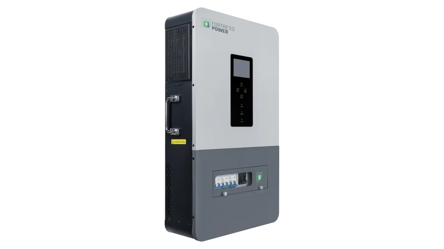 Fortress Power Solo 6.5K 48V Non-Export Hybrid Inverter, 6.5kW Split/Single-Phase, Dual MPPT 10kW Solar Input, 140A Battery Charger, UL 1741