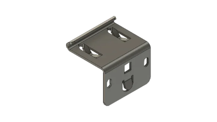 IntegraRack IR-F1 Solar Panel Flange Clamp, Rail-Free Solar Bonding Bracket