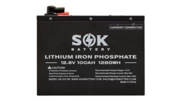 SOK SK12V100 Battery Front